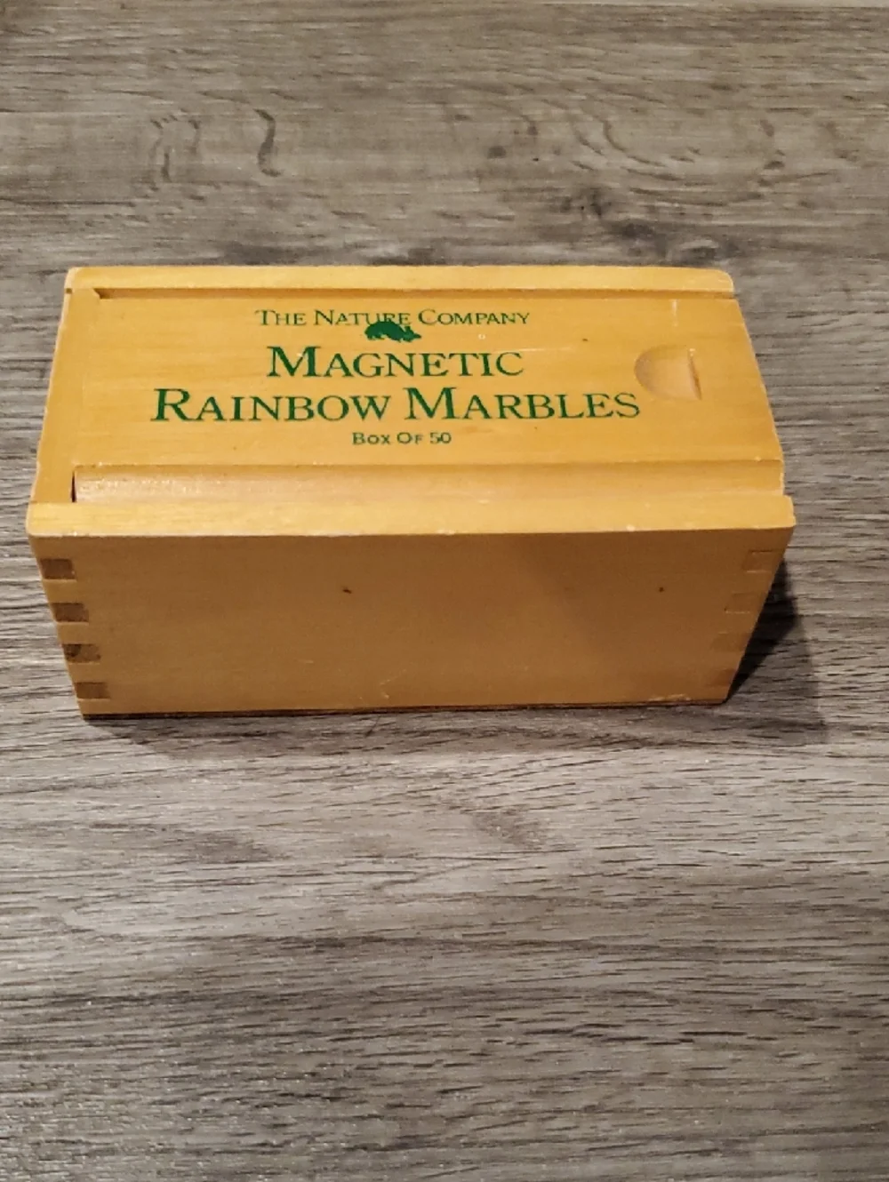 ❣️Magnetic Marbles Wooden Box